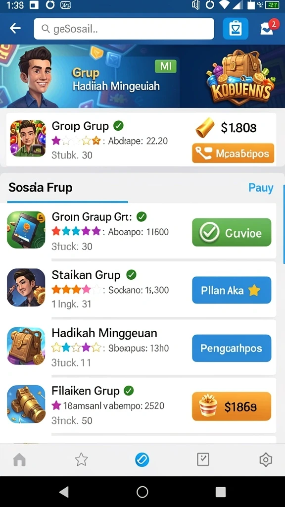 Beragam pilihan permainan judi yang seru.