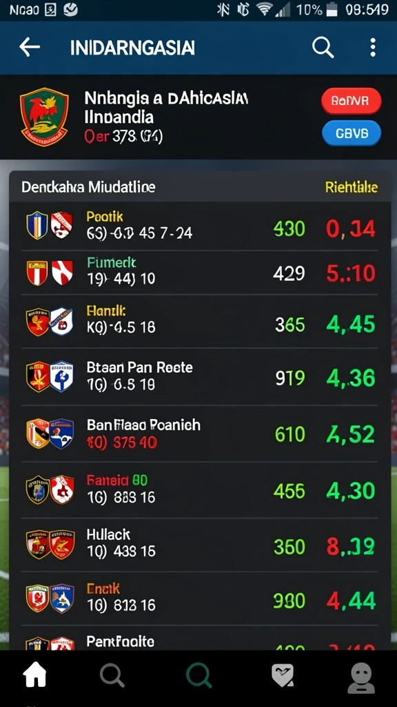 Screenshot aplikasi 988BET dengan tampilan antarmuka yang menarik.