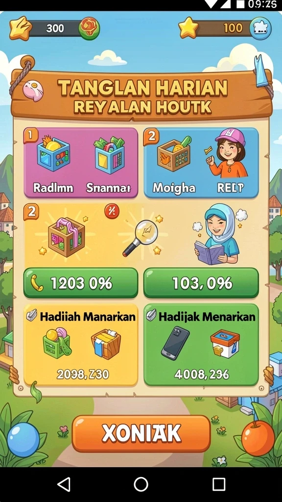 Tampilan antarmuka yang menarik dan intuitif.