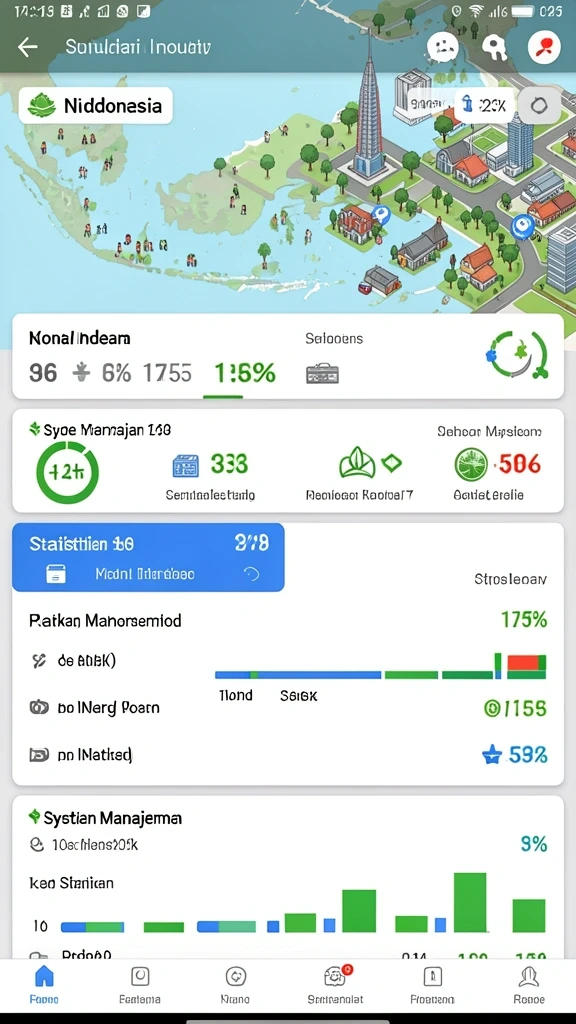 Screenshot aplikasi GAMERP saat pemain menyelesaikan misi.