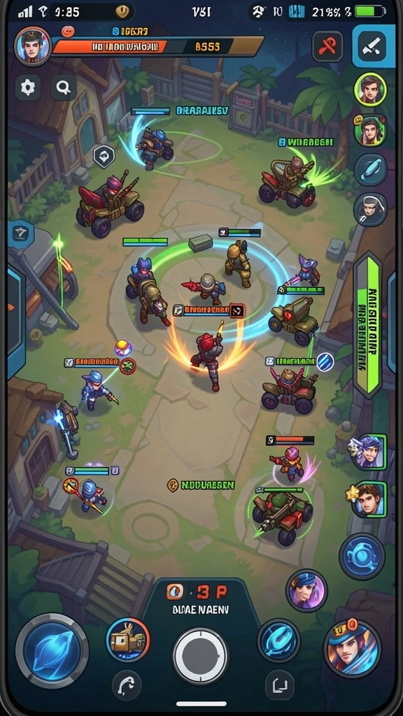 Karakter unik yang bisa dipilih dalam game.