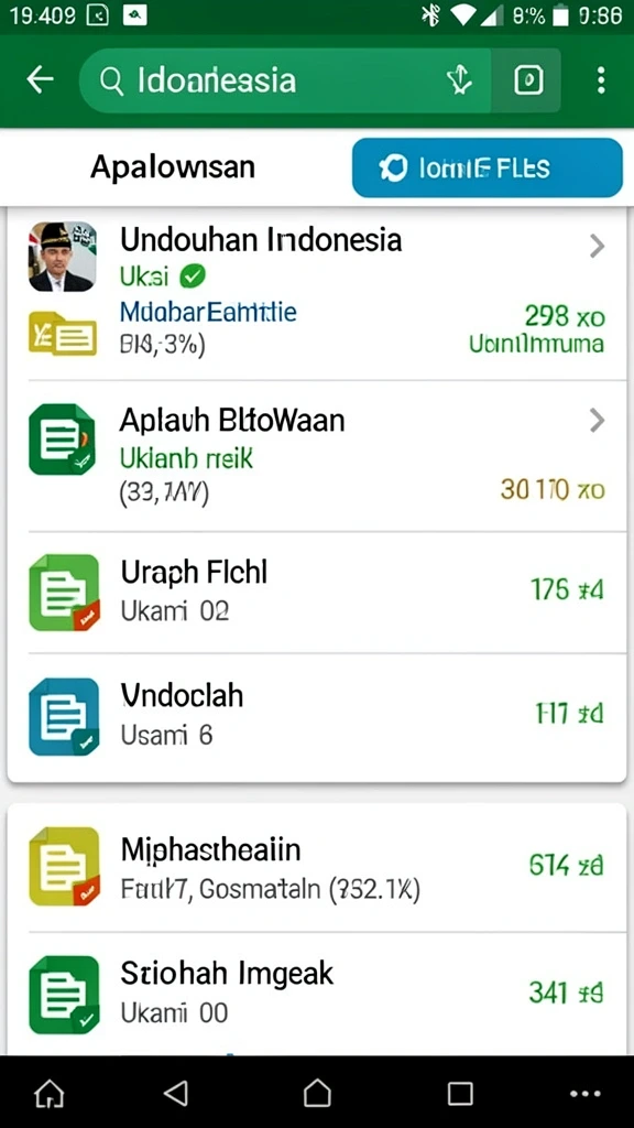 Tampilan antarmuka yang mudah dinavigasi dan menarik.