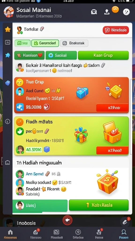 Tampilan antarmuka yang menarik dan mudah digunakan.