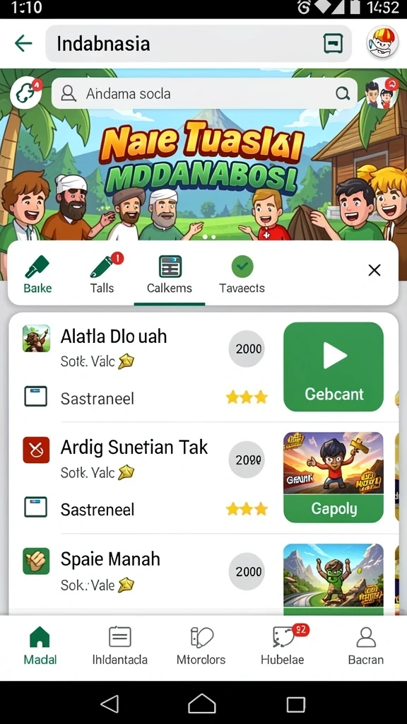 Misi yang menantang dan mengasyikkan untuk diselesaikan.