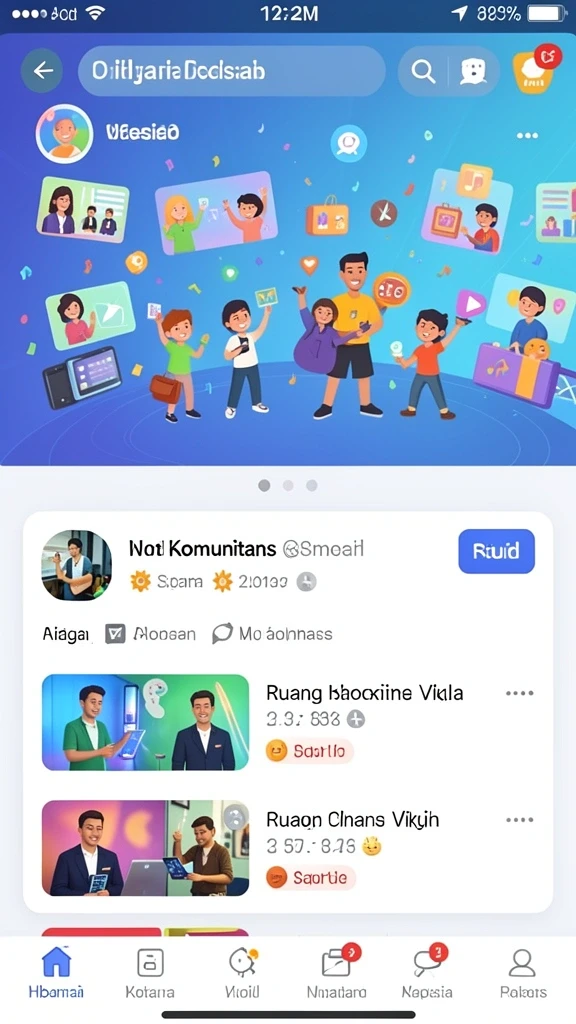 Komunitas yang aktif dan mendukung antar pemain.