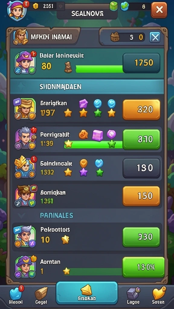 Fitur komunitas yang memungkinkan interaksi antar pemain.