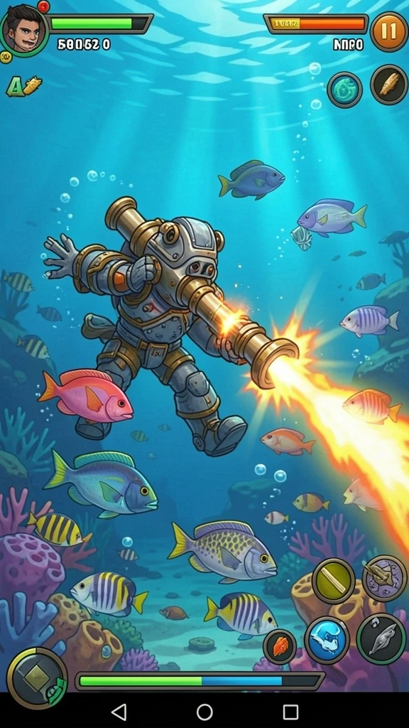 Gameplay yang seru dengan tantangan di setiap level.