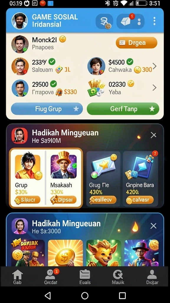 Tampilan antarmuka yang menarik dan mudah dipahami.