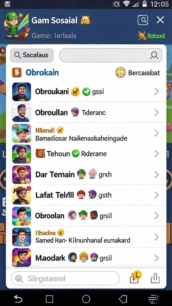 Visual grafis yang memukau dalam permainan.