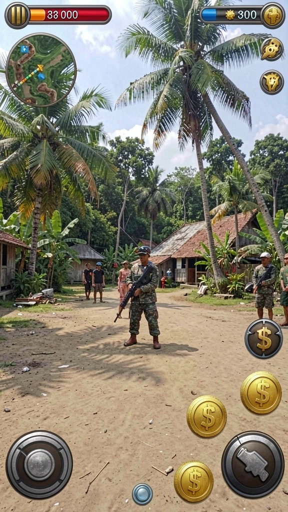 Tampilan permainan slot yang colorful dan menarik.