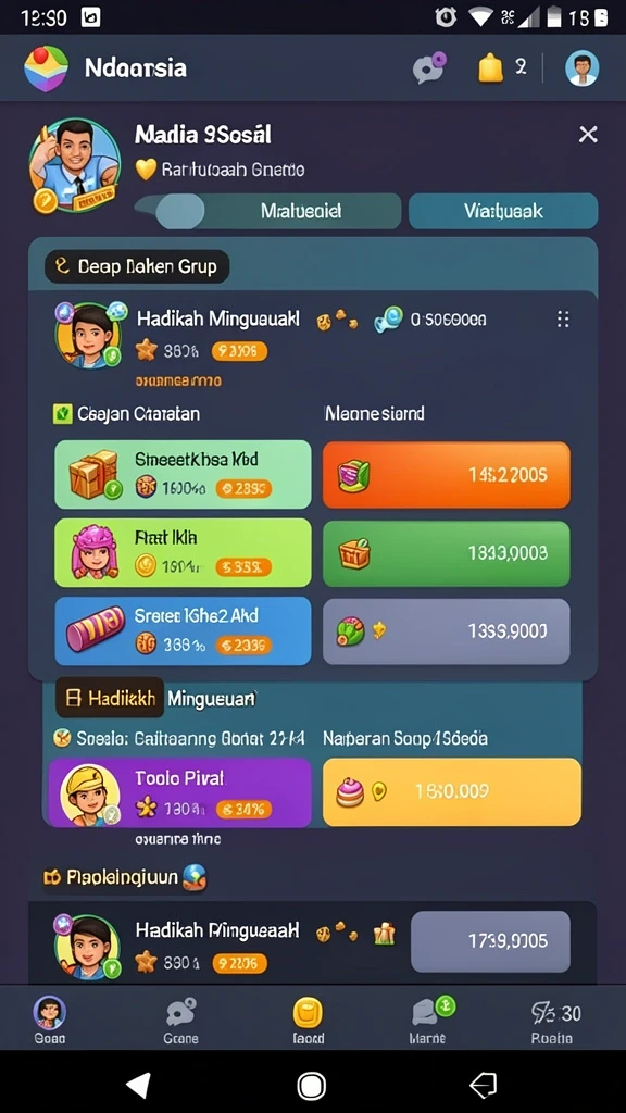 Mode permainan seru yang bisa dinikmati bersama teman.