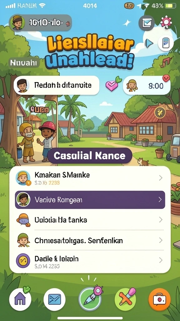 Screenshot menunjukkan antarmuka pengguna yang intuitif.