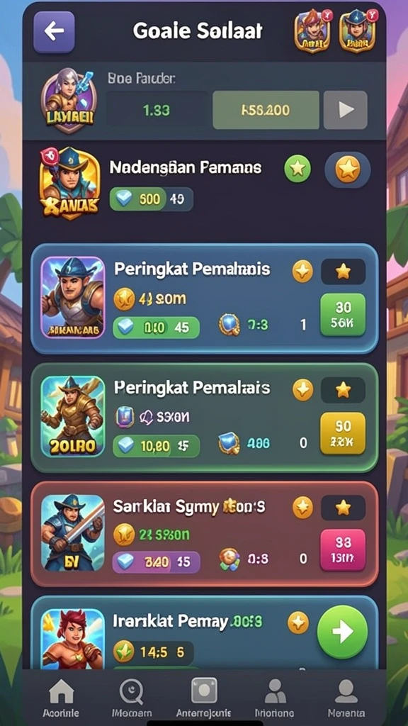 Screenshot menampilkan grafik permainan yang memikat.