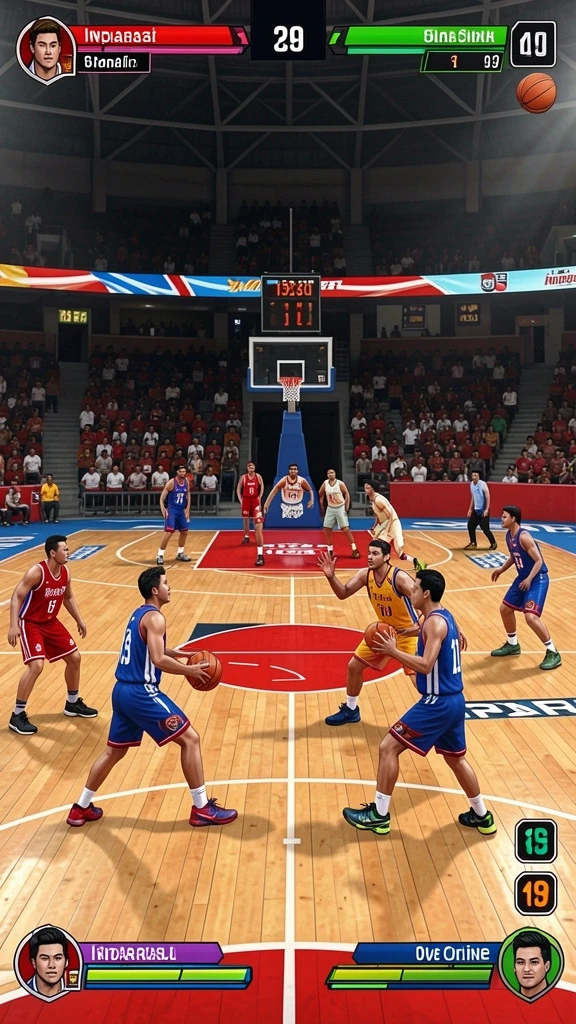 Screenshot menggambarkan komunitas aktif dalam game.