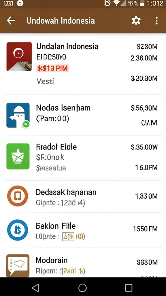 Tampilan awal yang menarik dan intuitif.