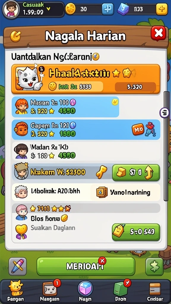 Beragam pilihan permainan kasino yang menarik.