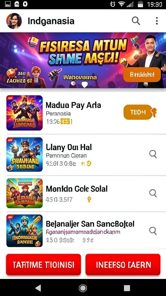 Tampilan utama SUNDA777 yang menarik dan intuitif.