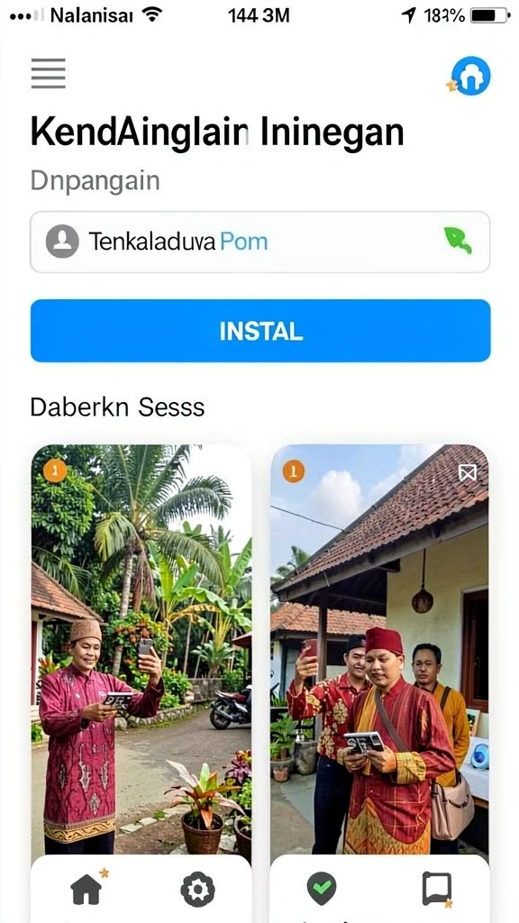 Tampilan awal permainan yang menawan.
