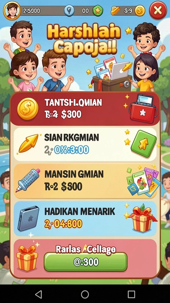 Tampilan antarmuka pengguna yang intuitif dan menarik.